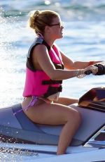 SOFIA RICHIE in Bikini Jetskiing in St. Barts 12/21/2020