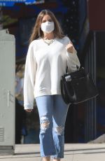 SOFIA VERGARA at a Beauty Salon in Beverly Hills 11/29/2020
