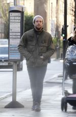 SOPHIE COOKSON Out with Her Baby in London 12/17/2020