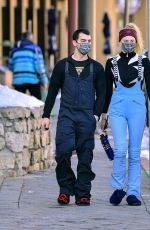 SOPHIE TURNER and Joe Jonas Out in Mammoth Lakes 12/20/2020