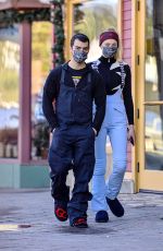 SOPHIE TURNER and Joe Jonas Out in Mammoth Lakes 12/20/2020