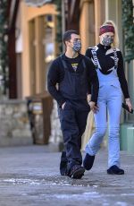 SOPHIE TURNER and Joe Jonas Out in Mammoth Lakes 12/20/2020