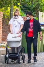 SOPHIE TURNER and Joe Jonas Out with Their Daughter in Los Angeles 12/08/2020