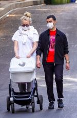 SOPHIE TURNER and Joe Jonas Out with Their Daughter in Los Angeles 12/08/2020