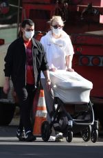 SOPHIE TURNER and Joe Jonas Out with Their Daughter in Los Angeles 12/08/2020