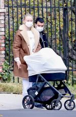 SOPHIE TURNER and Joe Jonas Out with Their Daughter in Los Angeles 12/11/2020