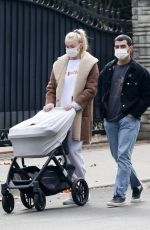 SOPHIE TURNER and Joe Jonas Out with Their Daughter in Los Angeles 12/11/2020
