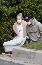 SOPHIE TURNER and Joe Jonas Out with Their Daughter in Los Angeles 12/11/2020