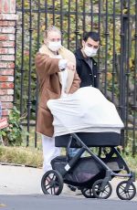 SOPHIE TURNER and Joe Jonas Out with Their Daughter in Los Angeles 12/11/2020