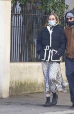 SUKI WATERHOUSE and Robert Pattinson Out in London 12/29/2020