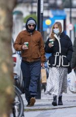 SUKI WATERHOUSE and Robert Pattinson Out in London 12/29/2020