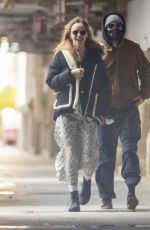SUKI WATERHOUSE and Robert Pattinson Out in London 12/29/2020
