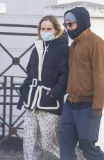 SUKI WATERHOUSE and Robert Pattinson Out in London 12/29/2020
