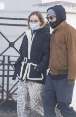 SUKI WATRHOUSE and Robert Pattinson Out in London 12/24/2020