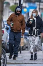 SUKI WATRHOUSE and Robert Pattinson Out in London 12/24/2020