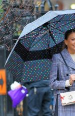 SUTTON FOSTER on the Set of Younger in New York 12/14/2020