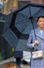 SUTTON FOSTER on the Set of Younger in New York 12/14/2020