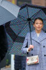 SUTTON FOSTER on the Set of Younger in New York 12/14/2020