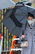 SUTTON FOSTER on the Set of Younger in New York 12/14/2020