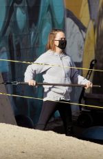 TARYN MANNING at a Outdoor Gym in Palm Springs 12/18/2020