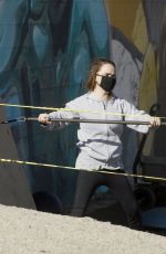 TARYN MANNING at a Outdoor Gym in Palm Springs 12/18/2020