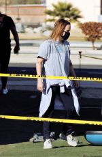 TARYN MANNING at a Outdoor Gym in Palm Springs 12/18/2020