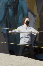 TARYN MANNING at a Outdoor Gym in Palm Springs 12/18/2020