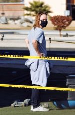 TARYN MANNING at a Outdoor Gym in Palm Springs 12/18/2020