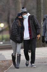 TAYSHIA ADAMS and Zac Clark Out and About in New York 12/26/2020