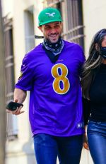TAYSHIA ADAMS and Zac Clark Out in New York 12/27/2020