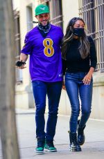 TAYSHIA ADAMS and Zac Clark Out in New York 12/27/2020