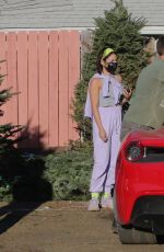VANESSA HUDGENS and GG MAGREE Shopping for a Christmas Tree in Los Angeles 12/05/2020