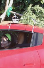 VANESSA HUDGENS and GG MAGREE Shopping for a Christmas Tree in Los Angeles 12/05/2020