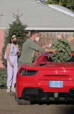 VANESSA HUDGENS and GG MAGREE Shopping for a Christmas Tree in Los Angeles 12/05/2020