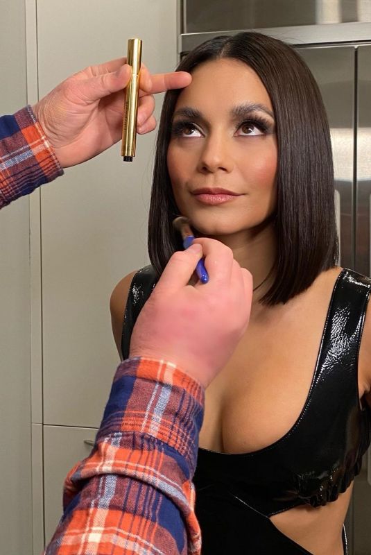VANESSA HUDGENS Getting Ready for 2020 MTV Movie & TV Awards - Instagram Photos 12/06/2020