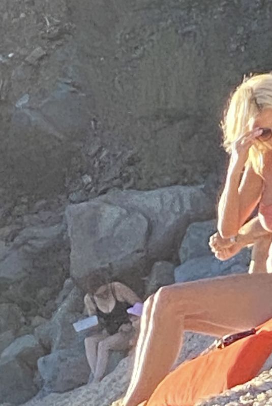 VICTORIA SILVSTEDT in Bikini at a Beach in St Barth 12/27/2020
