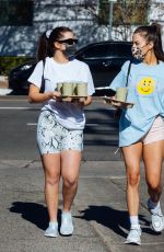 ADDISON RAE and TESSA BROOKS Out for Coffee in Los Angeles 01/11/2021