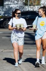 ADDISON RAE and TESSA BROOKS Out for Coffee in Los Angeles 01/11/2021