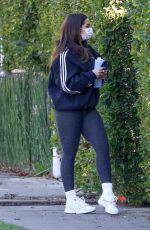 ADDISON RAE Arrives at Workout in Los Angeles 01/25/2021