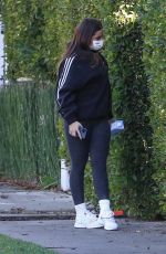 ADDISON RAE Arrives at Workout in Los Angeles 01/25/2021