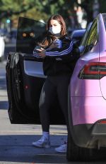 ADDISON RAE Arrives at Workout in Los Angeles 01/25/2021