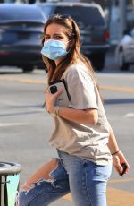 ADDISON RAE in Ripped Denim Out in West Hollywood 01/04/2021