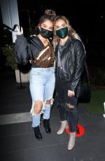 AISHA and AZRA MIAN at BOA Steakhouse in West Hollywood 01/30/2021