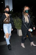 AISHA and AZRA MIAN at BOA Steakhouse in West Hollywood 01/30/2021