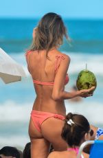 ALESSANDRA AMBROSIO in Bikini at a Beach in Florianopolis 01/02/2021