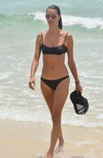 ALESSANDRA AMBROSIO in Bikini at a Beach in Florianopolis 01/12/2021