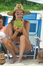ALESSANDRA AMBROSIO in Bikini at a Beach in Florianopolis 01/12/2021