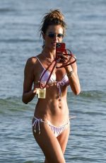 ALESSANDRA AMBROSIO in Bikini at a Beach in Florianopolis 01/18/2021