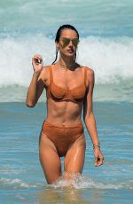 ALESSANDRA AMBROSIO in Bikini at a Beach in Florianopolis 01/22/2021