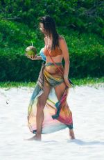 ALESSANDRA AMBROSIO in Bikini at a Beach in Florianopolis 01/22/2021